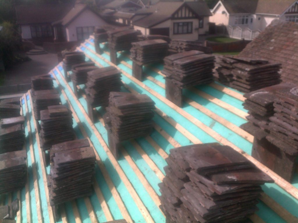 Scaffolding access and roofing works